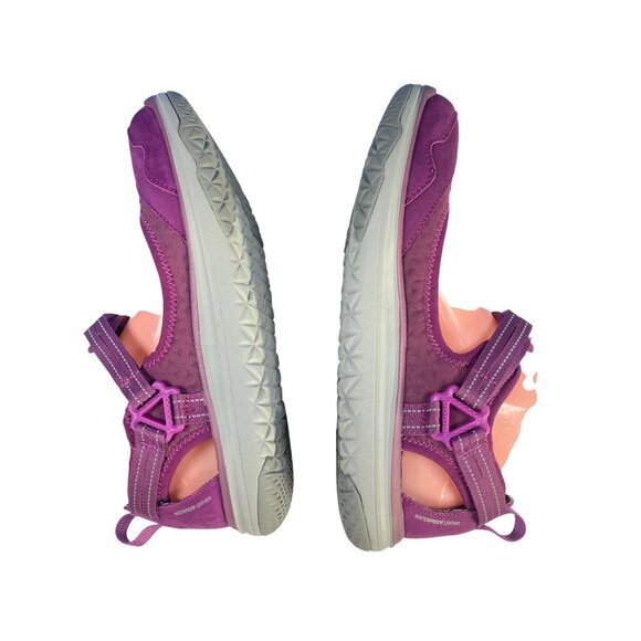 NEW Teva Terra-Float Leather Waterproof Shoes Sneakers Mary Jane W's 10 Purple - Picture 10 of 14